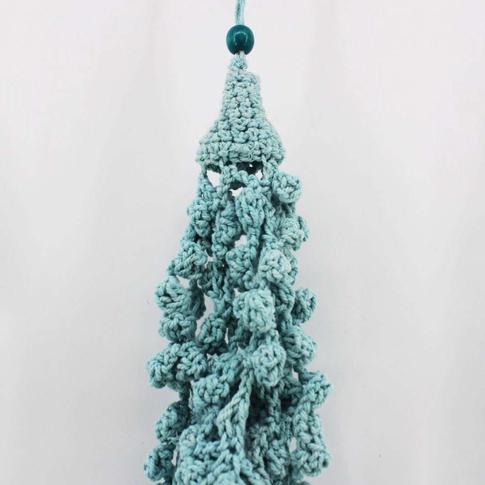 Blue wall hanging tassel